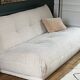 SIA white bouclette designer sofa