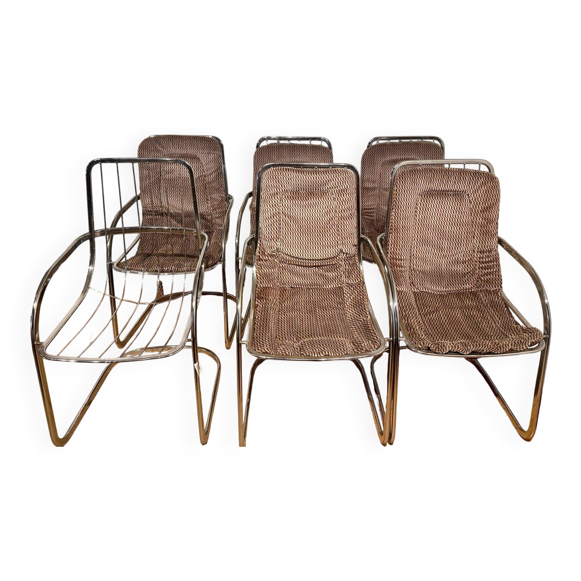 6 willy rizzo armchairs