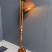 Hans agne Jakobsson wood floor lamp 1960s