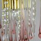 Suspension tassels drops of pink water