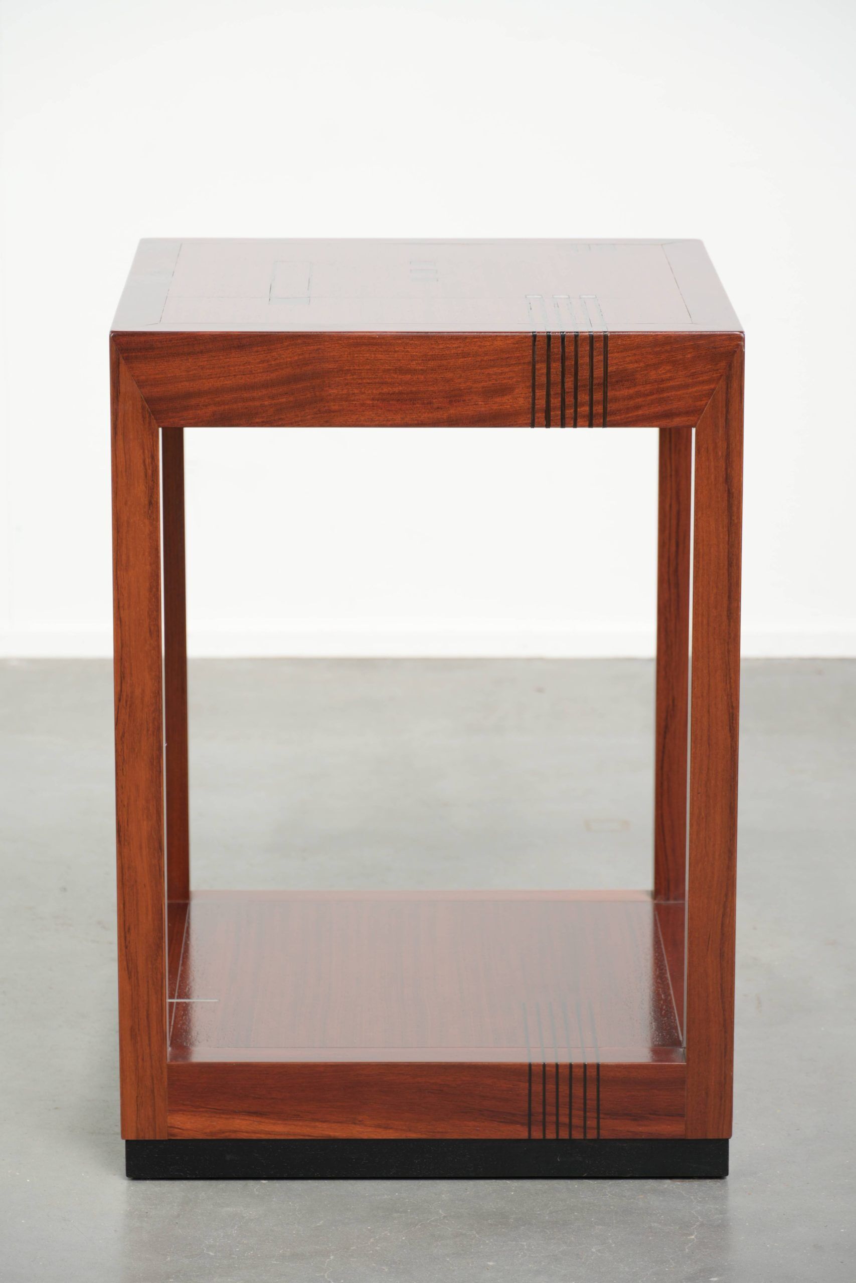 Special tall square Art Deco  design side table