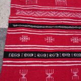 Kilim red large handmade 235x140cm