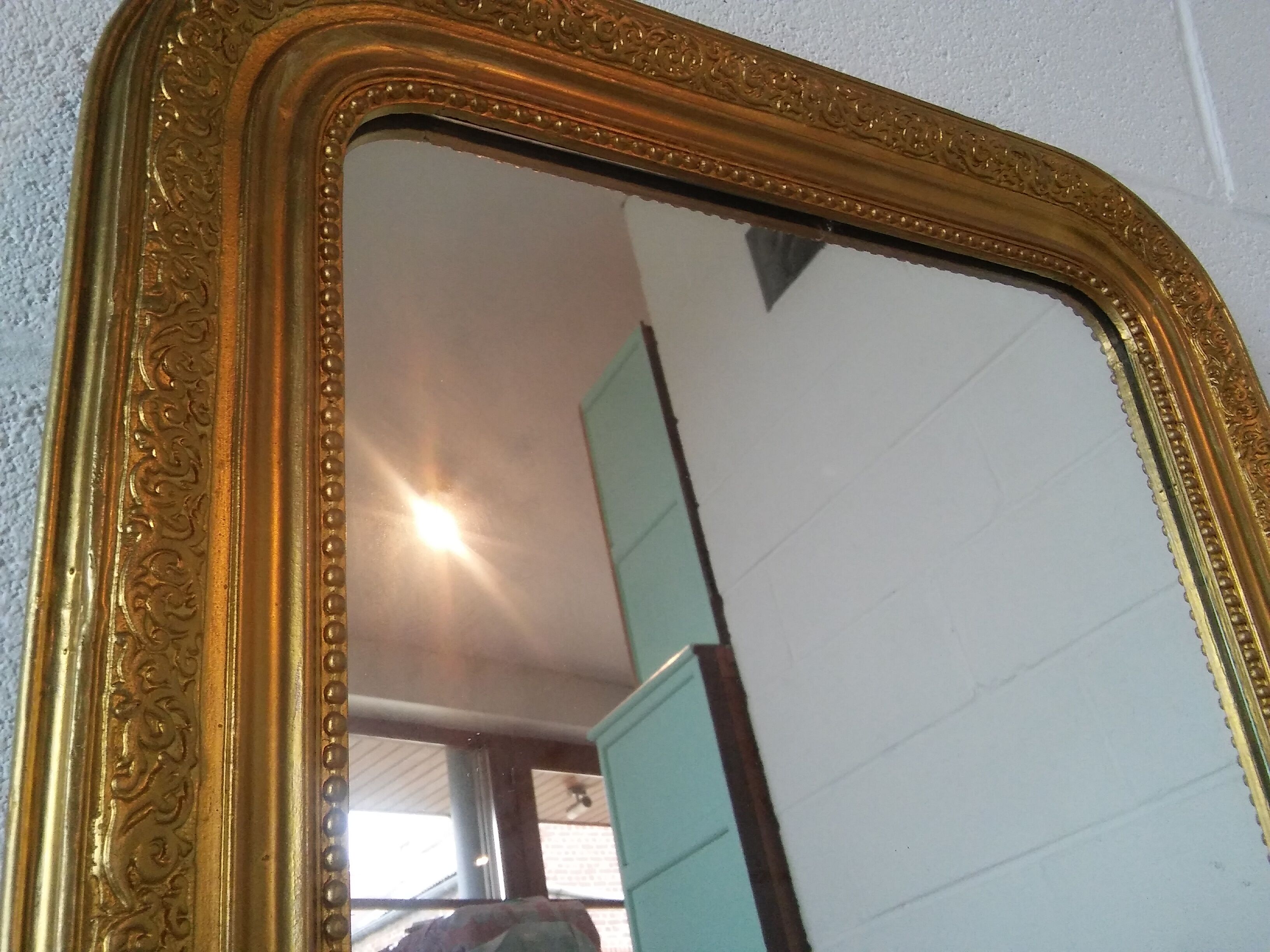 Mirror  vintage gold 56x74cm