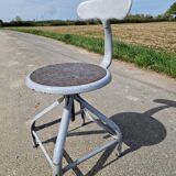 Set of 2 Nicolle whale tail workshop chairs