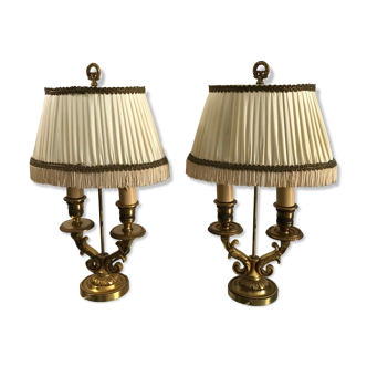 Lampes bouillotte duo