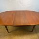 Mid-Century Vintage Teak Extending Dining Table 1960 Danish-Inspired Design
