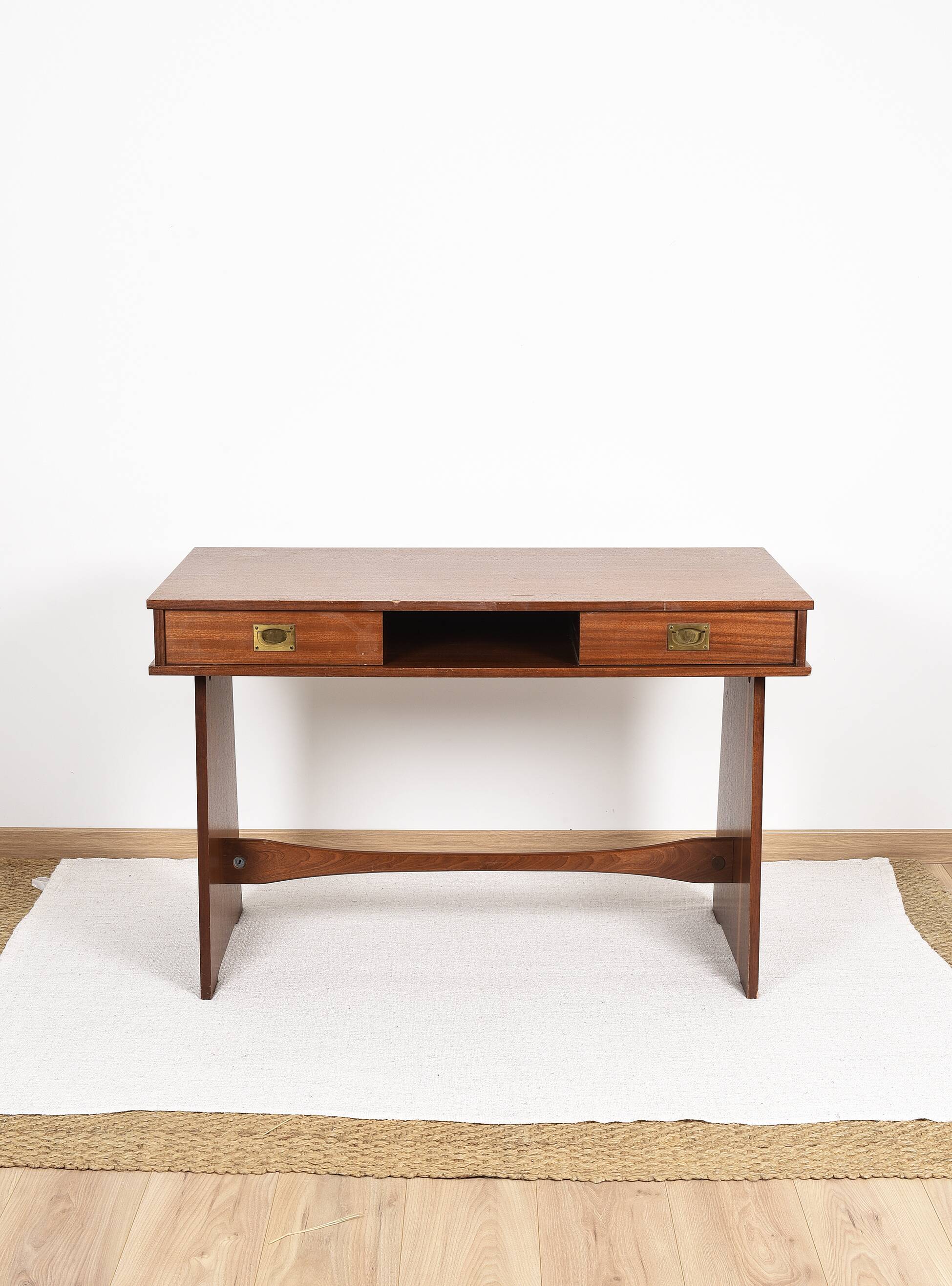 Teak desk, vintage, Gautier brand