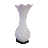 Vases blanc opaline