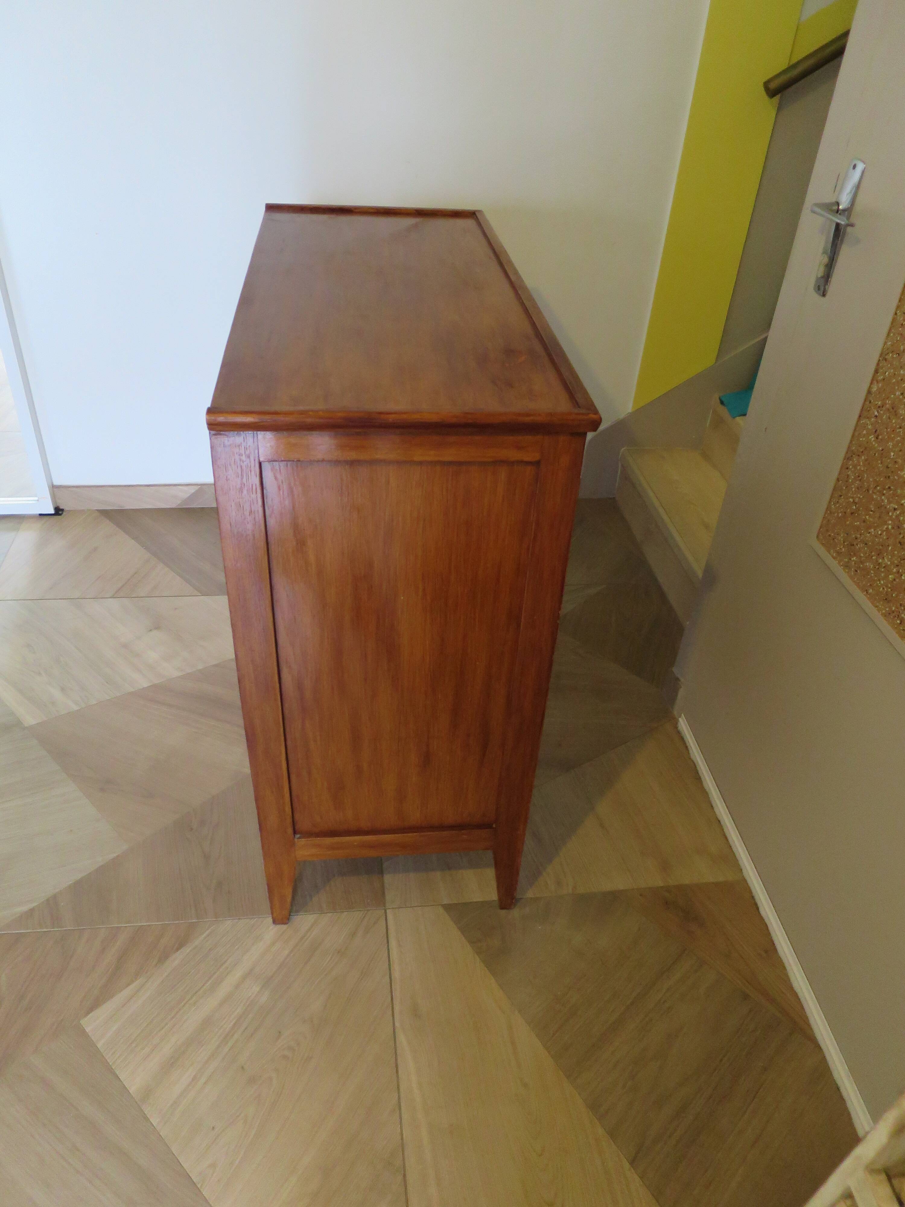 Vintage - Chest of drawers - 4 drawers - wood - 1950s/60s - modernist/Scandinavian