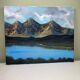 Huile sur toile Paysage de montagne