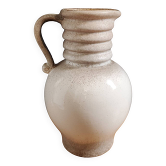 Old German ceramic pitcher vase