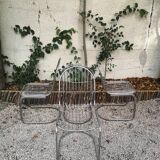 Set of 4 Chair in chrome year 70 Italian design