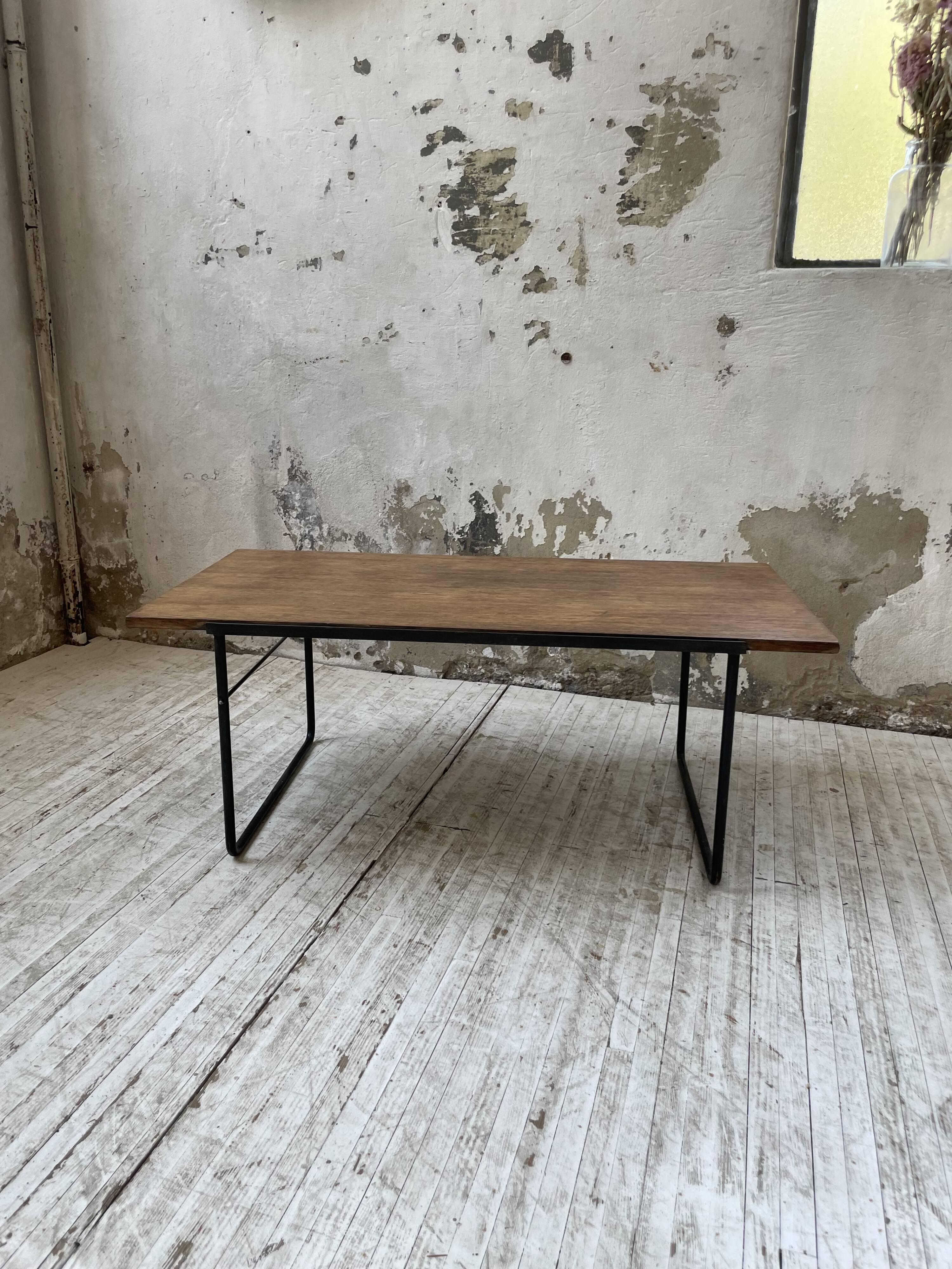 50s modernist oak coffee table