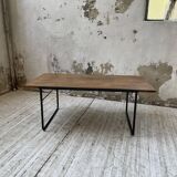 50s modernist oak coffee table