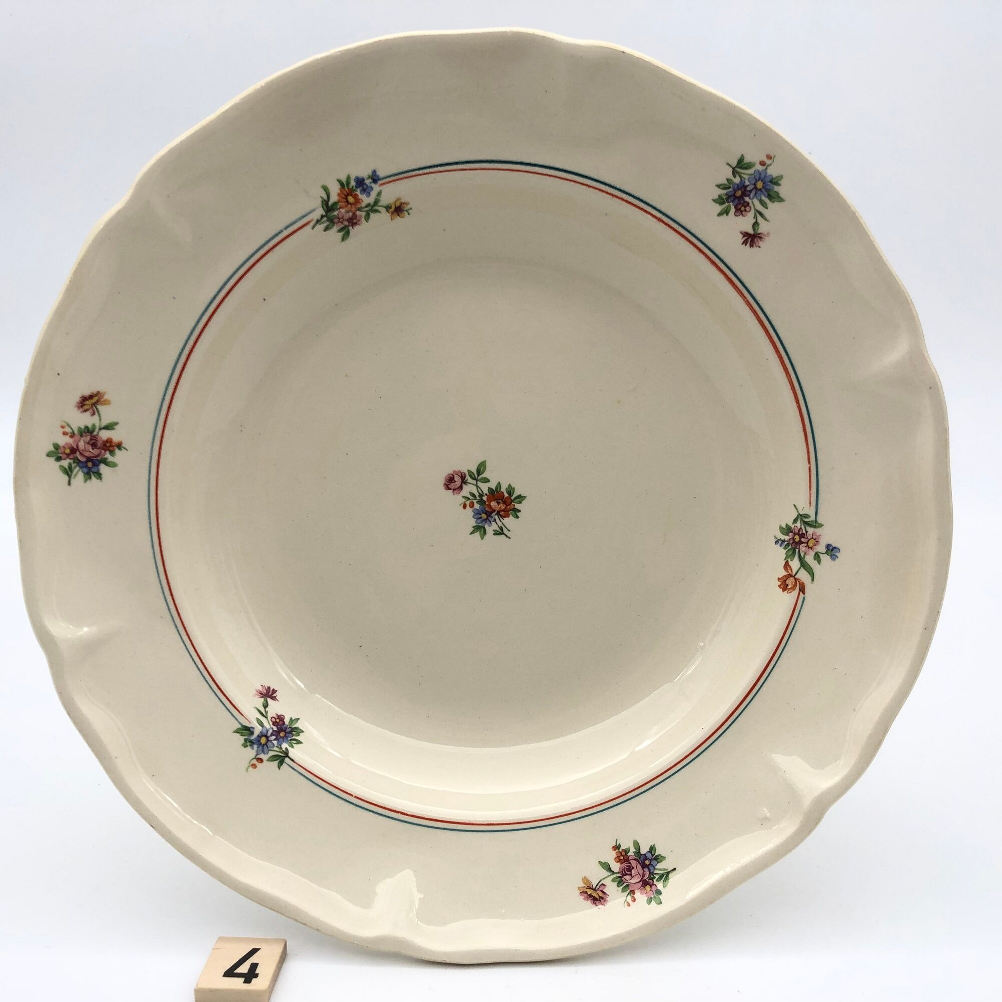 6 hollow plates "Moulin des Loups - Beauce model"