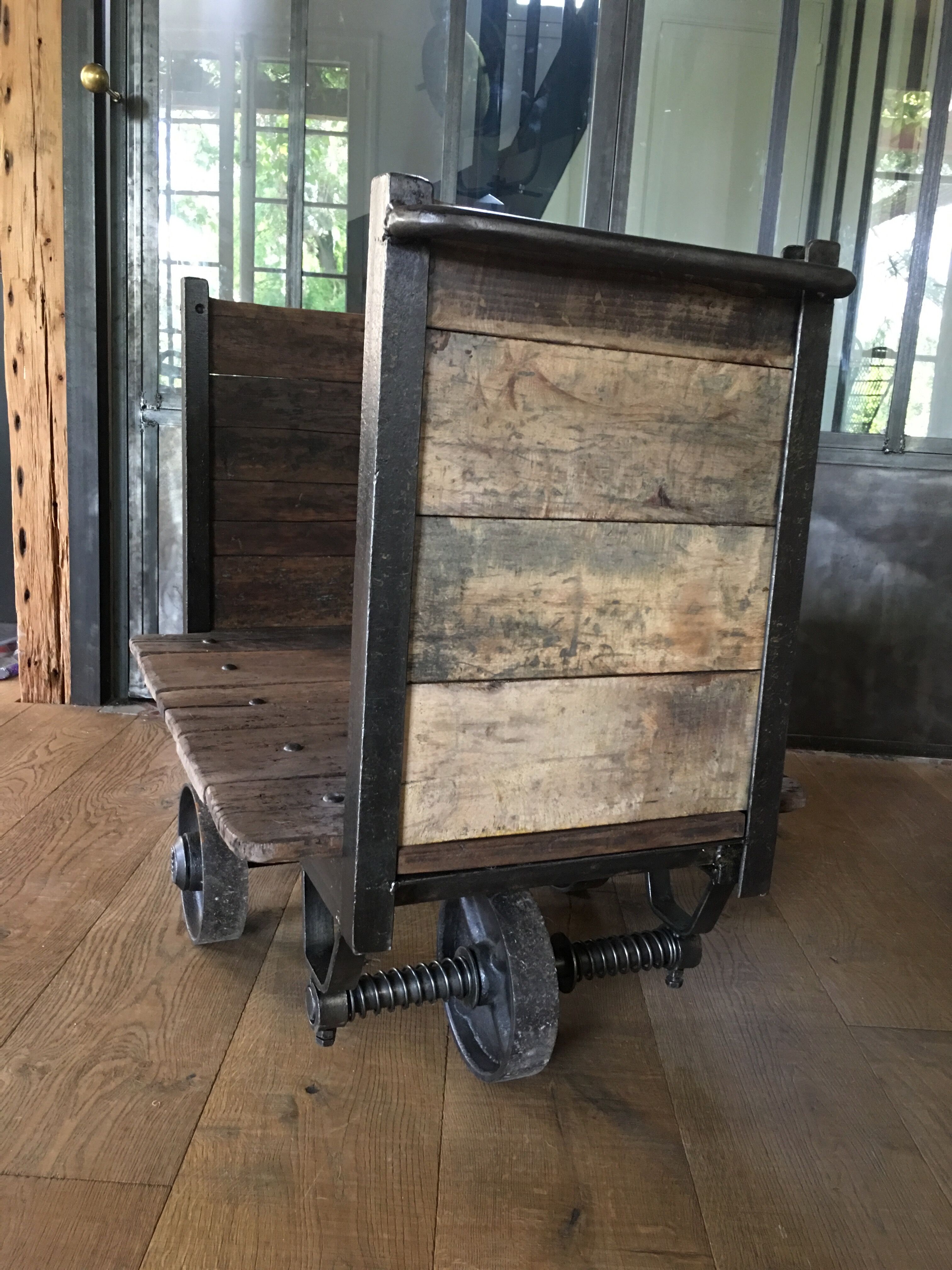 Former SKF factory trolley made in Holland circa 1950