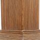 Pedestal console in pencil reed in the style of Vivai del Sud - 1970s