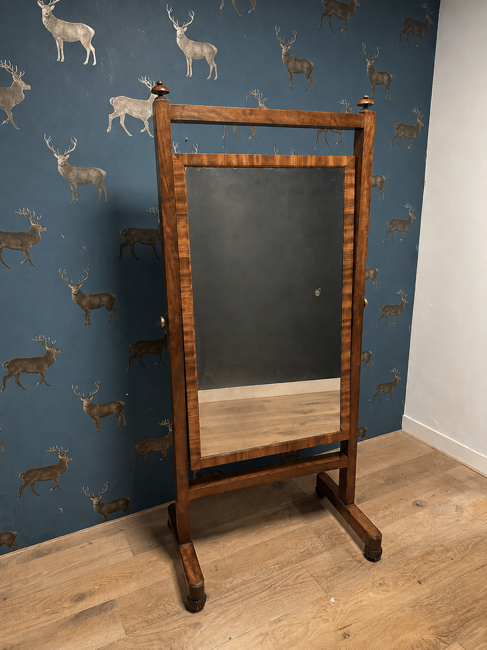 Regency Cheval Mirror ca. 1830