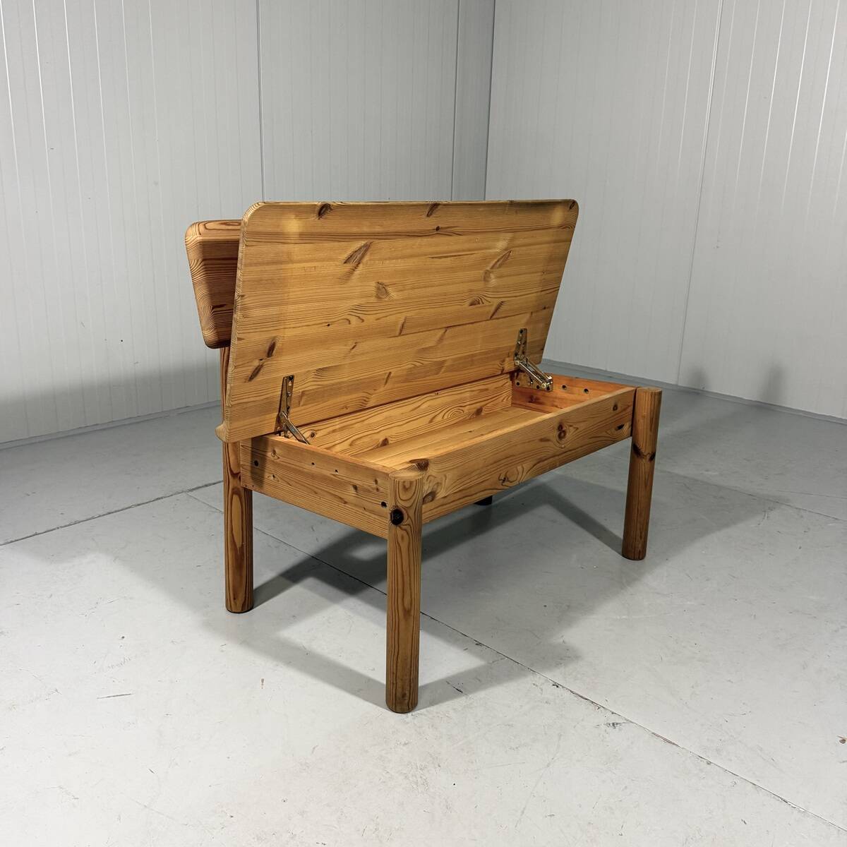 Korup Design solid pine benches with storage space Denmark