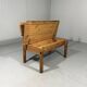 Korup Design solid pine benches with storage space Denmark