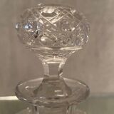 Cut crystal bottle Baccarat Saint Louis