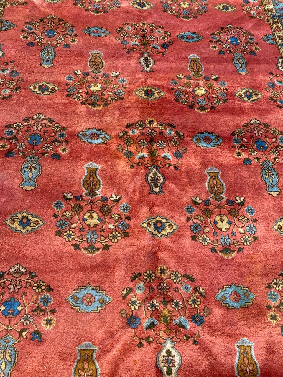 Large handmade vintage carpet Transylvania 198x298 cm