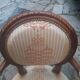 Fauteuil cabriolet style Louis XVI