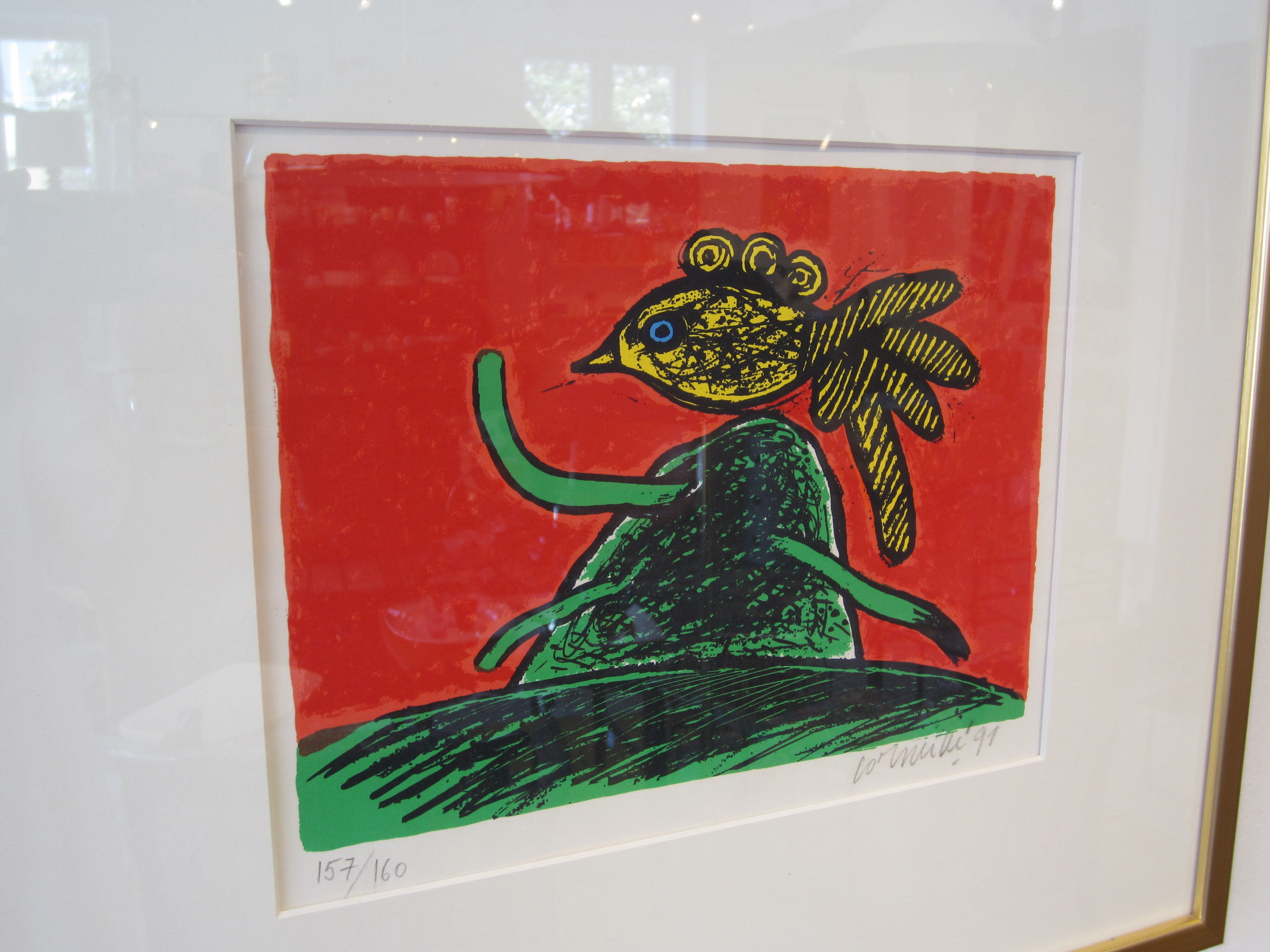 Lithograph signed and numbered by Beverloo Corneille 1991