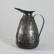 Rare hand-forged metal pitcher and craftsmanship from France.