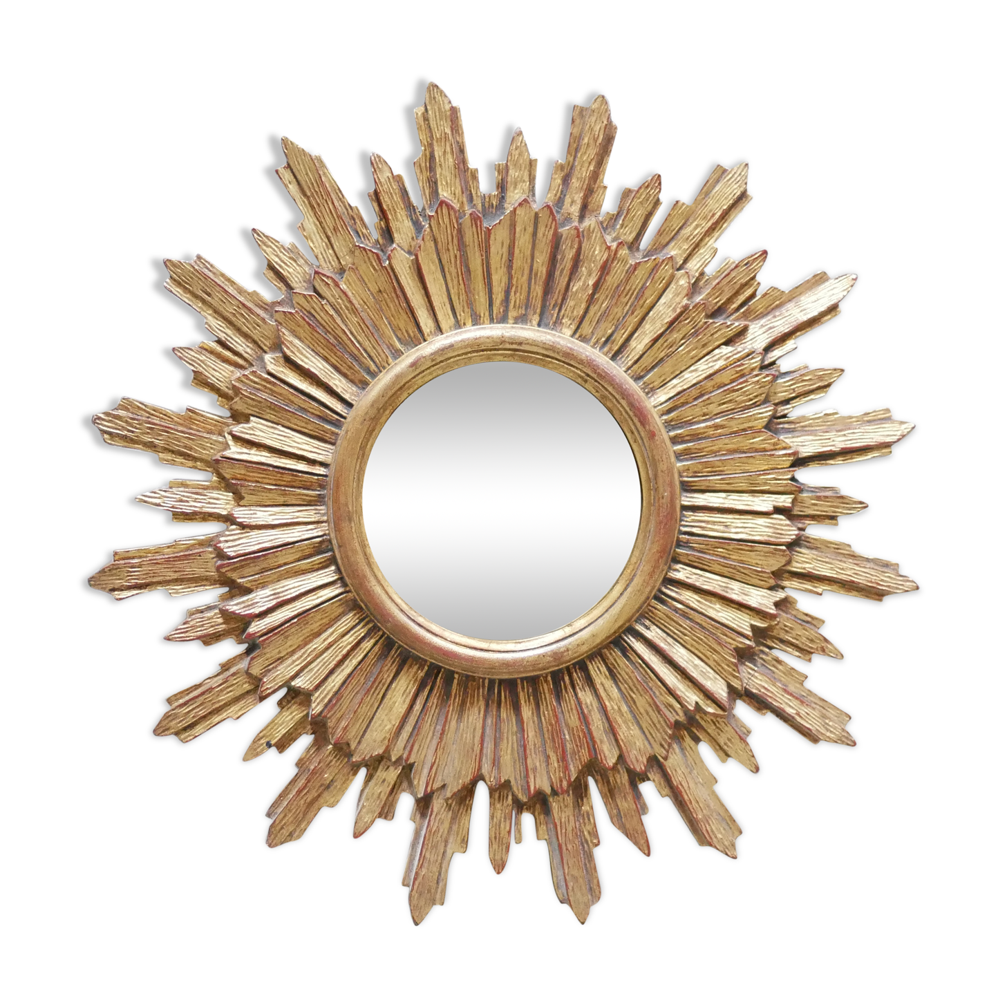 Vintage witch's eye sun mirror 53cm x 53cm