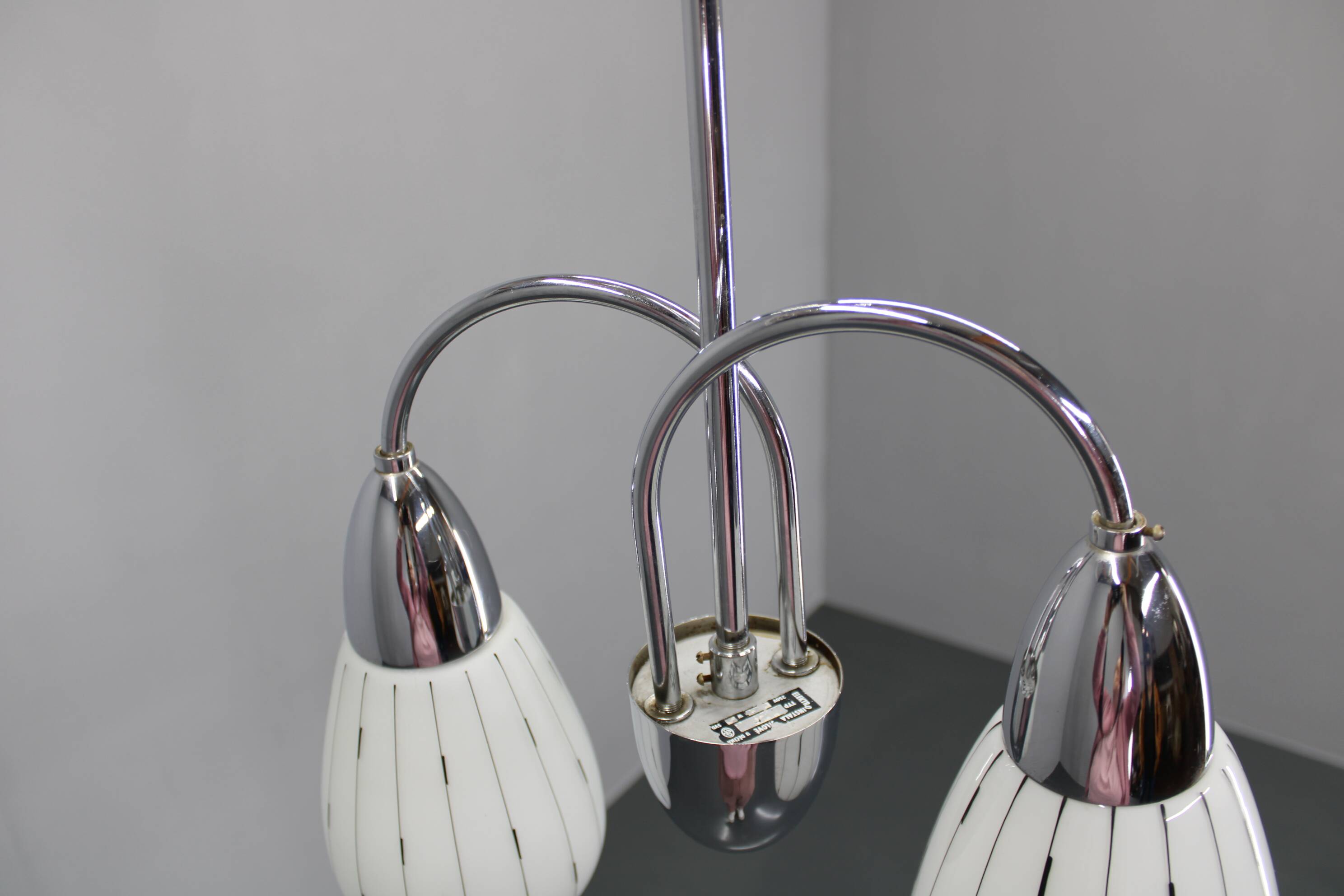 1950s Vintage Chandelier by Instala Decin, Czechoslovakia