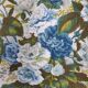 Pair armchairs Louis Philippe solid floral mahogany