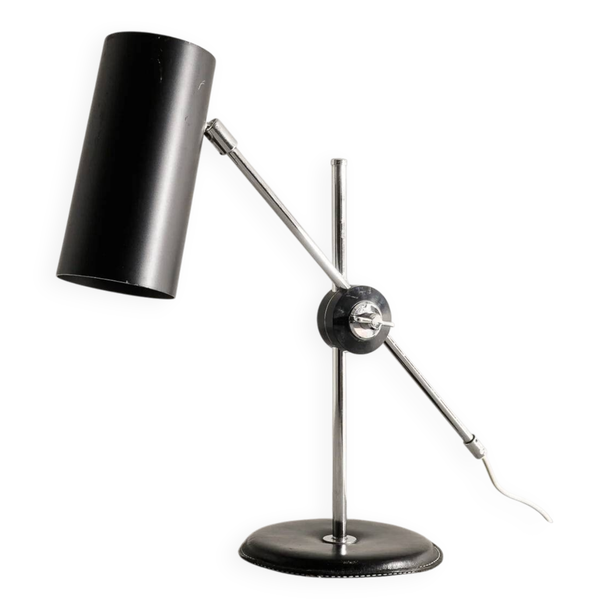 Black Swedish Mid Century Anders Pehrson "781B" Desk Table Lamp, 1960s