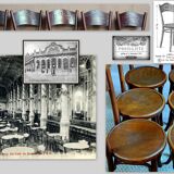 6 chairs THONET No.124 early 20th century