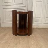 Mahogany art deco pedestal table / bar