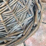 Vintage wicker demijohn