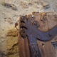 Old door eighteenth coffered fittings