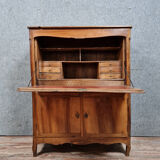 Secretary Louis XV era in solid walnut around 1750