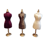 3 old sewing mannequins 60cm