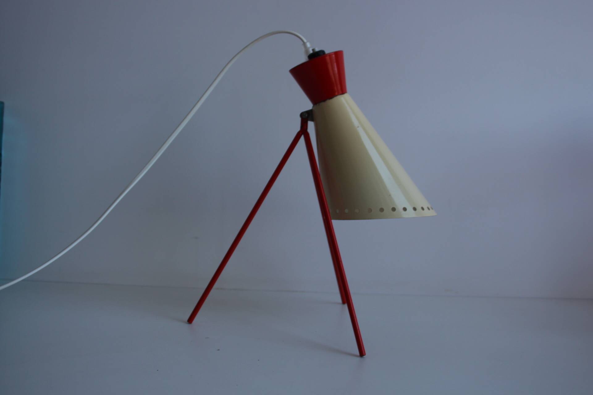 Vintage table lamp, model 1618/napako, josef hůrka, 1950's.