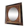 Old mirror Napoleeon III, wood and stucco