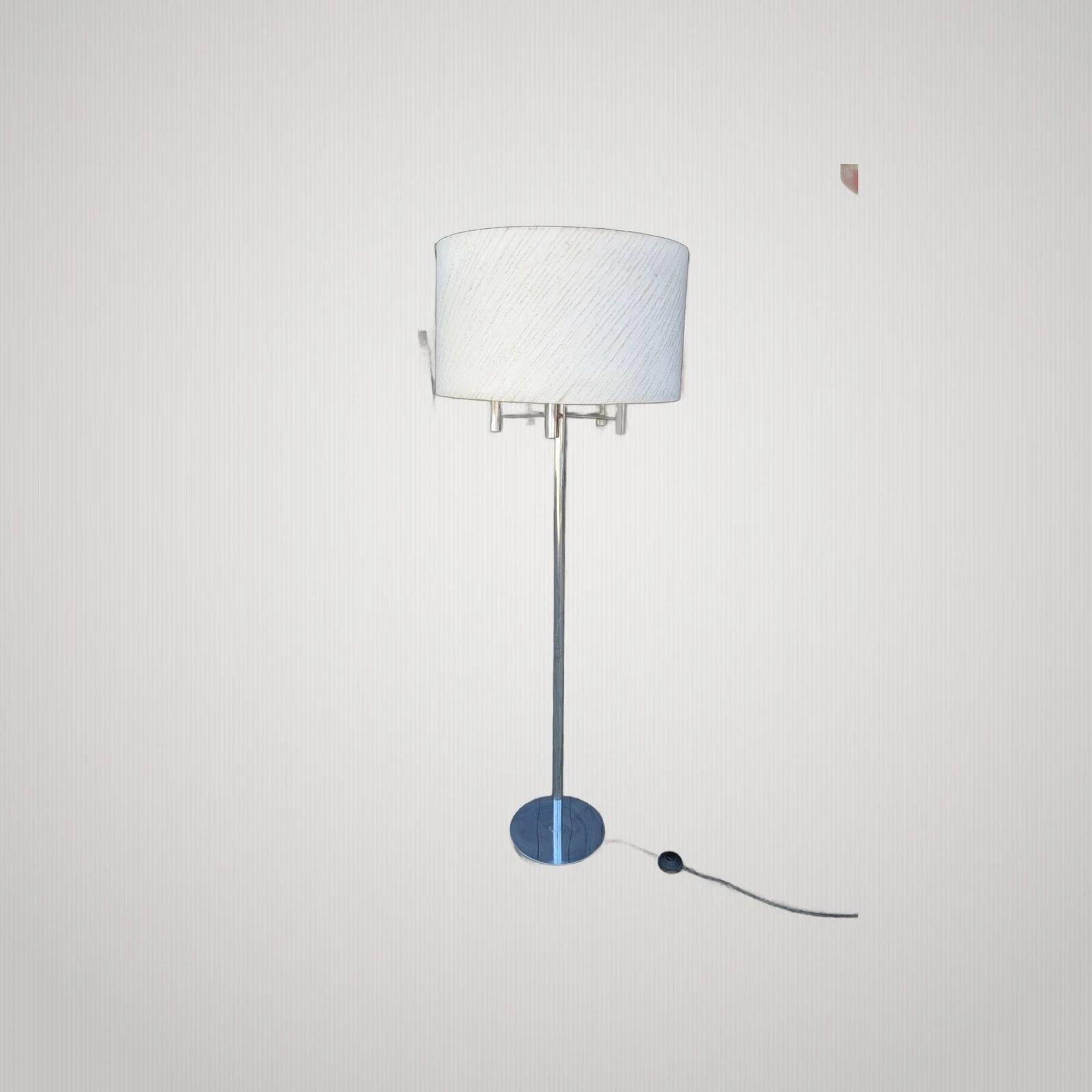 Vintage Floor Lamp 70s Space Age Chrome Sciolari