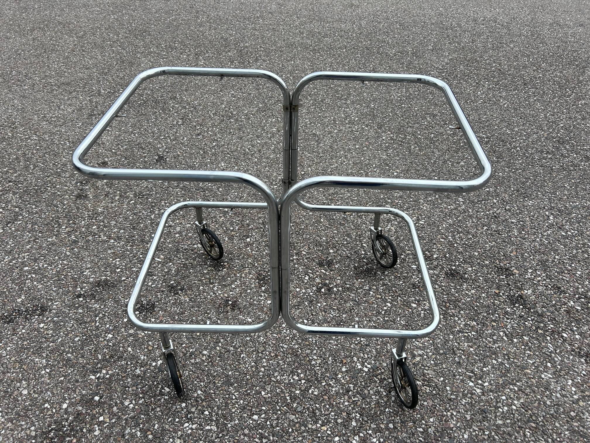 chrome rolling bar from the 1970s