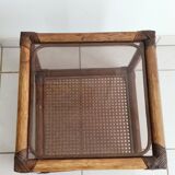 Table d'appoint rotin