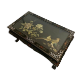 Chinese jade/mother-of-pearl coffee table