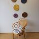 Wooden chair and stool, 1950