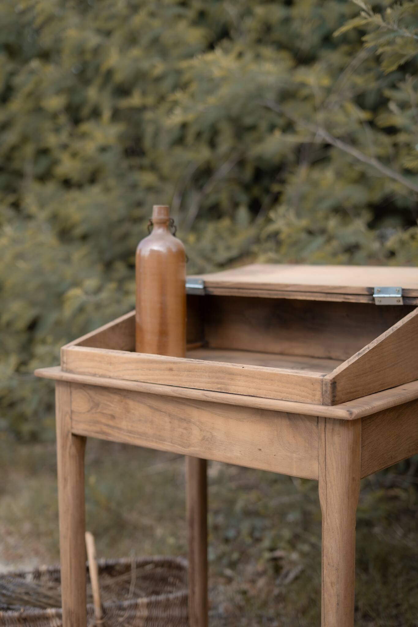 Renovated wooden desk