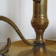 Antique brass candlesticks