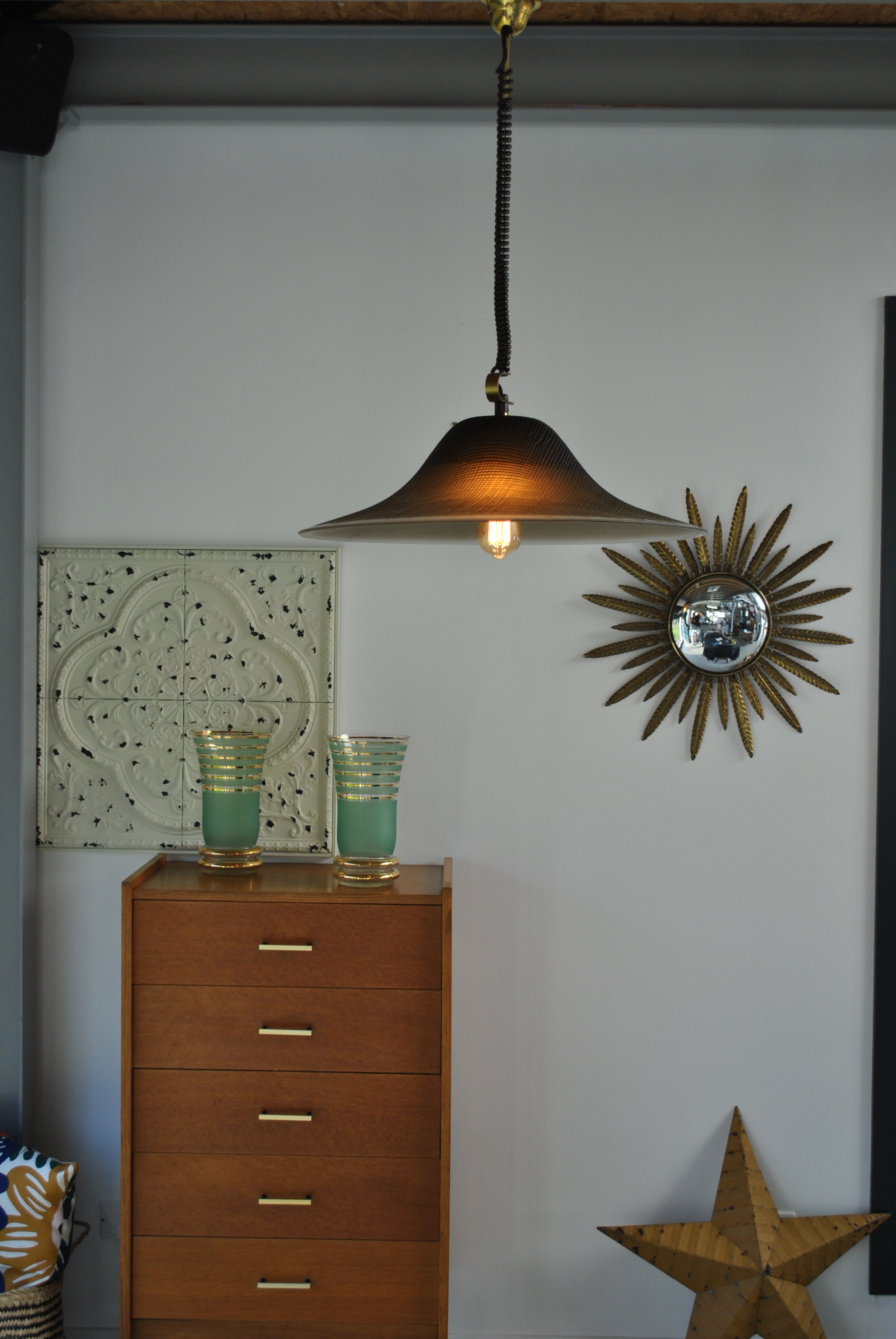 1970 Peill Putzler Glass hanging