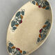 Ravier ironstone Longchamp model Rita - oval dish antique earthenware